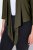 Ulla Popken 794514 Bolero de jersey com nó Verde escuro - Boleros - 