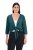 Ulla Popken 794514 Bolero de jersey com nó Petróleo - Boleros - 