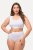 Ulla Popken 795269 Cuecas de cintura alta pack de 3 Branco - Cuecas - 