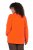 Ulla Popken 796970 Casaco polar leve Vermelho alaranjado - Roupa polar - 