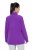 Ulla Popken 796970 Casaco polar leve Roxo escuro - Roupa polar - 