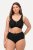 Ulla Popken 800279 Cuecas às riscas pack de 2 Preto - Cuecas - 