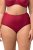 Ulla Popken 800279 Cuecas às riscas pack de 2 Bordô - Cuecas - 