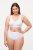 Ulla Popken 800498 Cuecas modeladoras de cintura alta Branco - Roupa modeladora - 