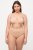 Ulla Popken 800498 Cuecas modeladoras de cintura alta Champanhe - Roupa modeladora - 