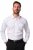 JP1880 804890 Camisa de vestir sem engomar manga comprida Branco TALL - TALL camisas - Camisas TALL para Homens Altos