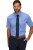JP1880 804891 Camisa de manga curta Azul claro - Camisas - Camisas Homem Tamanhos Grandes