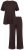 Ulla Popken 806944 Pijama de manga curta Castanho - Pijamas/Loungewear - 