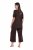 Ulla Popken 806944 Pijama de manga curta Castanho - Pijamas/Loungewear - 