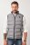 JP1880 Quilted Vest Outdoor Stand-up Collar Grey - Casacos - Casacos Homem Tamanhos Grandes