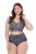 Ulla Popken 809385 Cuecas modeladoras com renda Antracite - Roupa modeladora - 