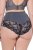 Ulla Popken 809385 Cuecas modeladoras com renda Antracite - Roupa modeladora - 