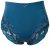 Ulla Popken 809385 Cuecas modeladoras com renda Petróleo - Roupa modeladora - 