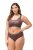 Ulla Popken 811602 Cuecas com renda Castanho - Cuecas - 