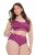 Ulla Popken 811602 Cuecas com renda Roxo escuro - Cuecas - 