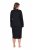 Ulla Popken 812447 Camisa de noite com gola de camisa Preto - Camisas de noite - 