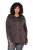 Ulla Popken 812880 Casaco de malha polar com pelo teddy Taupe - Roupa polar - 