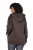 Ulla Popken 812880 Casaco de malha polar com pelo teddy Taupe - Roupa polar - 