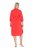 Ulla Popken 815217 Vestido camiseiro evasê com cinto para atar Rosa - Vestidos midi - Vestidos Midi Tamanhos Grandes