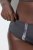 Ulla Popken 815268 Cuecas às riscas Antracite - Cuecas - 