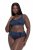 Ulla Popken 815268 Cuecas às riscas Azul-marinho - Cuecas - 