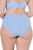 Ulla Popken 815268 Cuecas às riscas Azul claro - Cuecas - 