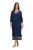 Ulla Popken 815333 Camisa de noite Azul-marinho - Camisas de noite - 