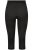 Ulla Popken 815580 Leggings de meia 3/4 com proteção das coxas 80 den Preto - Collants & meias - 