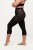 Ulla Popken 815580 Leggings de meia 3/4 com proteção das coxas 80 den Preto - Collants & meias - 