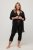 Ulla Popken 815580 Leggings de meia 3/4 com proteção das coxas 80 den Preto - Collants & meias - 