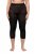 Ulla Popken 815580 Leggings de meia 3/4 com proteção das coxas 80 den Preto - Collants & meias - 