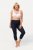 Ulla Popken 815580 Leggings de meia 3/4 com proteção das coxas 80 den Azul-marinho - Collants & meias - 