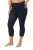 Ulla Popken 815580 Leggings de meia 3/4 com proteção das coxas 80 den Azul-marinho - Collants & meias - 
