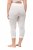 Ulla Popken 815580 Leggings de meia 3/4 com proteção das coxas 80 den Branco - Collants & meias - 