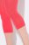 Ulla Popken 815580 Leggings de meia 3/4 com proteção das coxas 80 den Vermelho claro - Collants & meias - 
