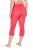 Ulla Popken 815580 Leggings de meia 3/4 com proteção das coxas 80 den Vermelho claro - Collants & meias - 