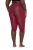 Ulla Popken 815580 Leggings de meia 3/4 com proteção das coxas 80 den Vermelho - Collants & meias - 