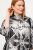 Ulla Popken 816673 Blazer oversize em jacquard com manga 3/4 Preto - Blazers e Coletes - Blazers em Tamanhos Grandes