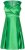 Ulla Popken 817135 Vestido de noite evasê com decote em V Verde - Vestidos de noite - Vestidos de festa em tamanhos grandes