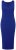 Ulla Popken 817591 Vestido de malha com decote em V Azul - Vestidos de malha - 