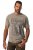 JP1880 Comfortable Fit Vintage Look T-Shirt Ash Gray - T-shirts - T-shirts Homem Tamanhos Grandes
