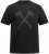 JP1880 Double Axe Design & Vintage Look T-Shirt Black - T-shirts - T-shirts Homem Tamanhos Grandes