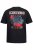 JP1880 Scorpions Blackout Graphic Comfort Fit Band T-Shirt Black - T-shirts - T-shirts Homem Tamanhos Grandes