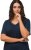 Ulla Popken 819289 Camisa de noite de manga curta pack de 2 Azul-marinho - Camisas de noite - 