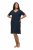 Ulla Popken 819289 Camisa de noite de manga curta pack de 2 Azul-marinho - Camisas de noite - 