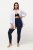 Ulla Popken 819652 Leggings de meia com efeito térmico Azul-marinho - Collants & meias - 