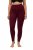 Ulla Popken 819652 Leggings de meia com efeito térmico Bordô - Collants & meias - 