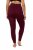 Ulla Popken 819652 Leggings de meia com efeito térmico Bordô - Collants & meias - 