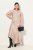 Ulla Popken 820341 Vestido de cetim sem mangas Taupe - Vestidos de noite - Vestidos de festa em tamanhos grandes