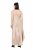 Ulla Popken 820341 Vestido de cetim sem mangas Taupe - Vestidos de noite - Vestidos de festa em tamanhos grandes